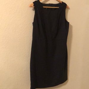 Talbots black wool dress